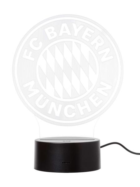 FC Bayern München LED-Logo Rot 18,5x14,5 cm